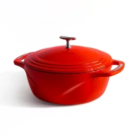 Φωτογραφία προϊόντος: Lodge USA Enamel™ 5.68Lt Εμαγιέ Μαντεμένια Κατσαρόλα-Γάστρα, Cherry On Top