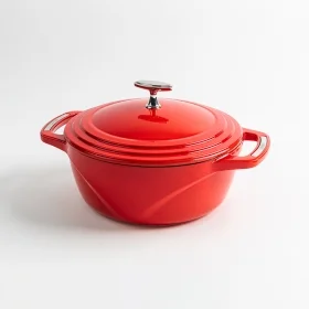 Φωτογραφία προϊόντος: Lodge USA Enamel™ 4.2Lt Εμαγιέ Μαντεμένια Κατσαρόλα-Γάστρα, Cherry On Top