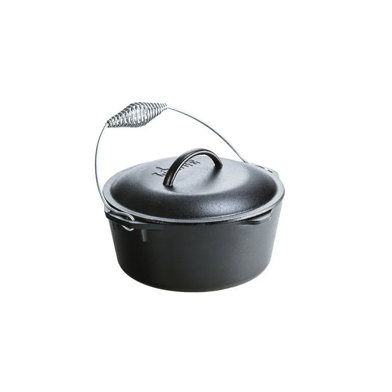 Φωτογραφία προϊόντος: LODGE Μαντεμένιο Dutch Oven 4,73 lt | 26εκ. με μαντεμένιο καπάκι και ανοξείδωτη λαβή