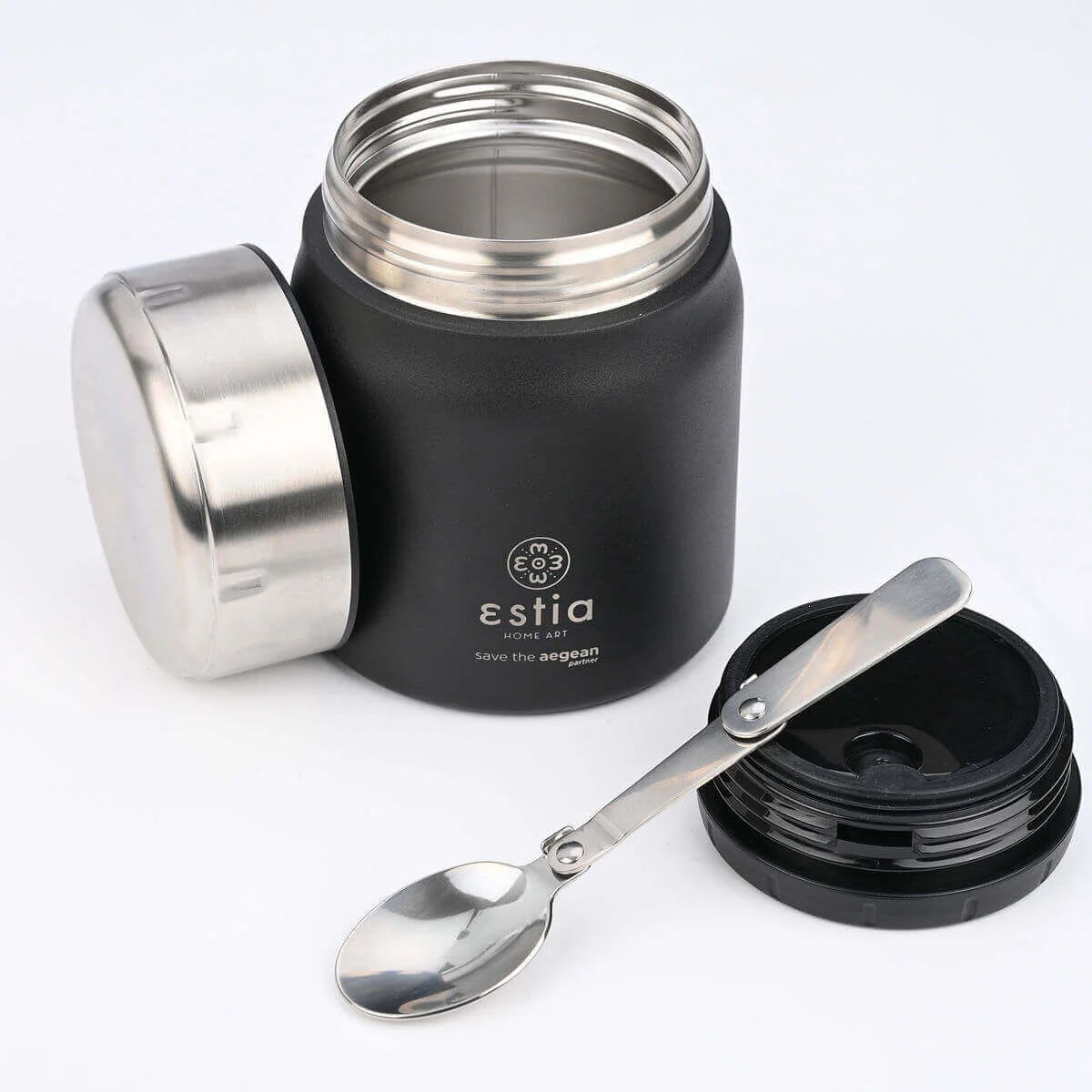 Φωτογραφία προϊόντος: Estia Lunch pot 01-21658 Midnight Black 500ml