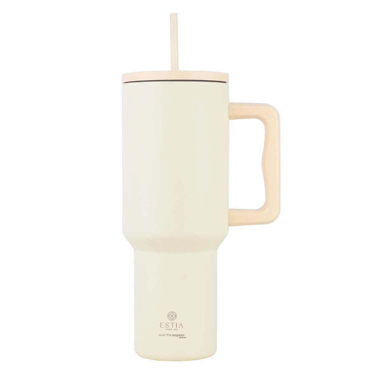 Φωτογραφία προϊόντος: Estia Straw Tumbler XL 1200ml Lily White 01-32197