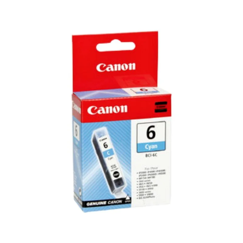 Φωτογραφία προϊόντος: Μελάνι Εκτυπωτή InkJet Canon BCI-6C 13ml Cyan 4706A002