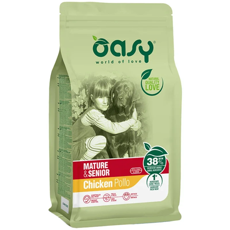 Φωτογραφία προϊόντος: Oasy Dog All Breed Mature + Senior Chicken 3kg