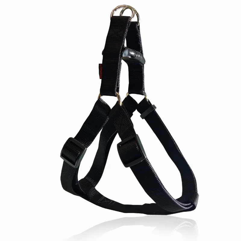 Φωτογραφία προϊόντος: Pet Interest Dog Harness A Plain-Σαμαράκι Σκύλου Black || Large 25mm x 55-82cm
