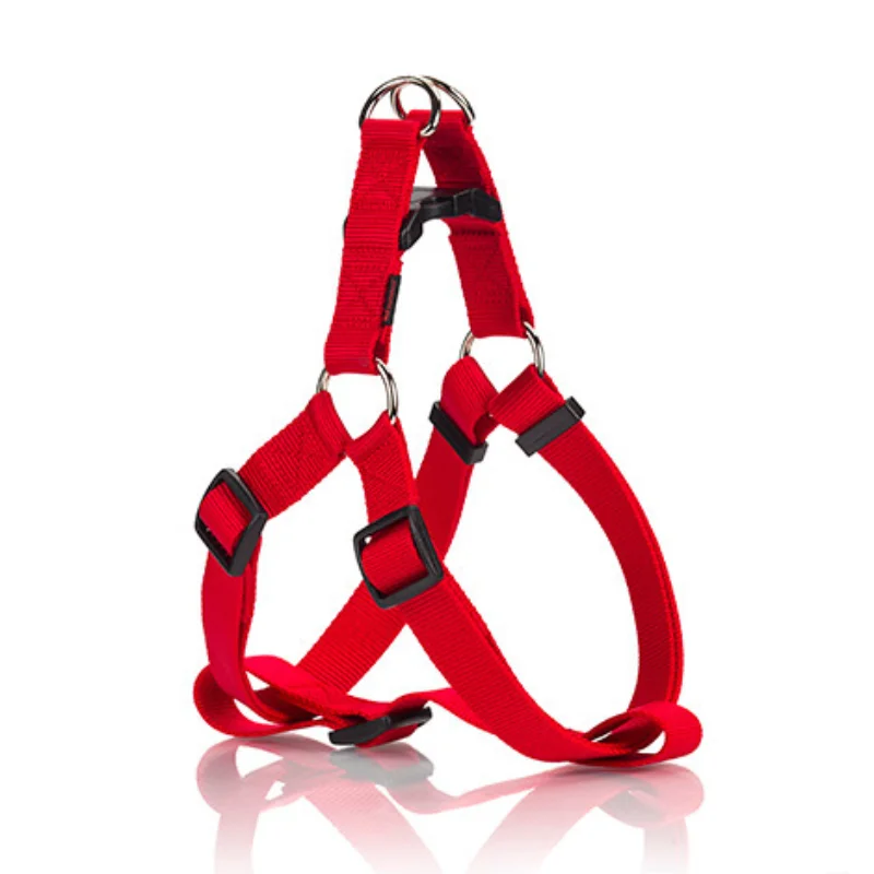 Φωτογραφία προϊόντος: Pet Interest Dog Harness A Plain-Σαμαράκι Σκύλου Red || Small 15mm x 35-55cm