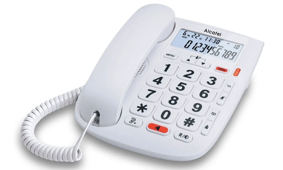 Φωτογραφία προϊόντος: ΤΗΛΕΦΩΝΟ ALCATEL TMAX 20 ΜΕ ΜΕΓΑΛΑ ΠΛΗΚΤΡΑ ΛΕΥΚΟ