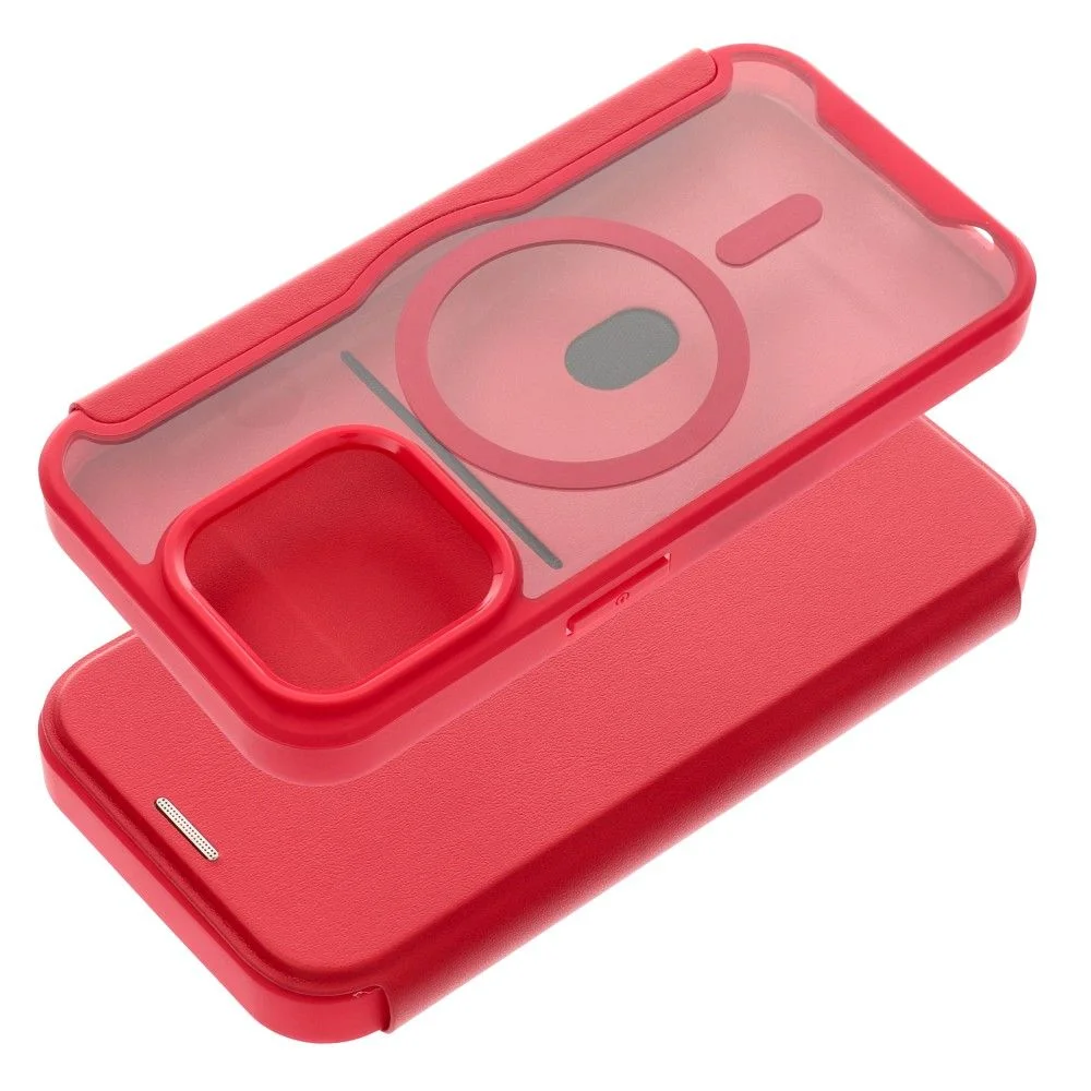 Φωτογραφία προϊόντος: . Smart Mag Book for IPHONE 15 PRO MAX compatible with MagSafe red