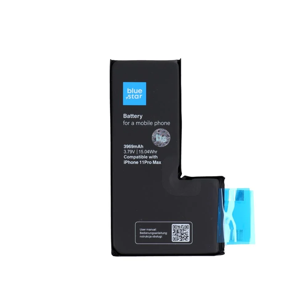 Φωτογραφία προϊόντος: . Battery Cell kit (Spot Welding Required) without BMS for Iphone 11 PRO MAX 3969 mAh Blue Star HQ