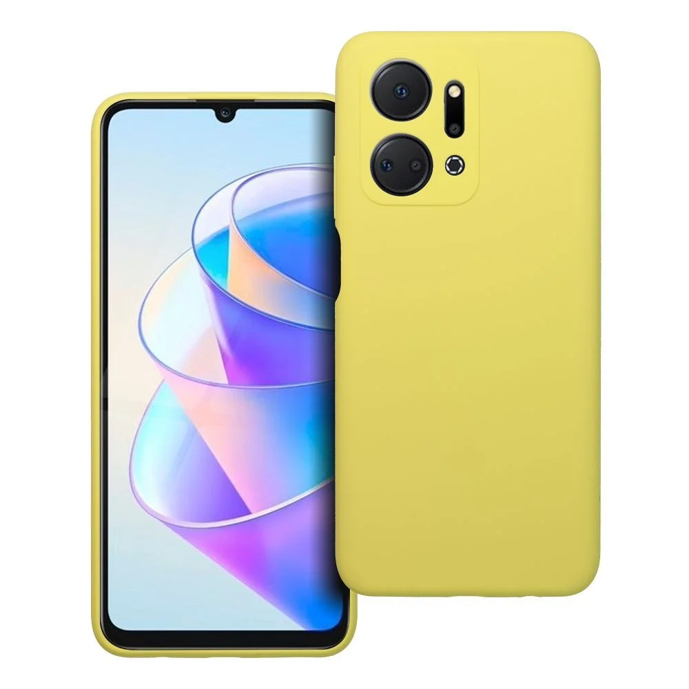 Φωτογραφία προϊόντος: . Case SILICONE 2mm for HONOR X7A lemon