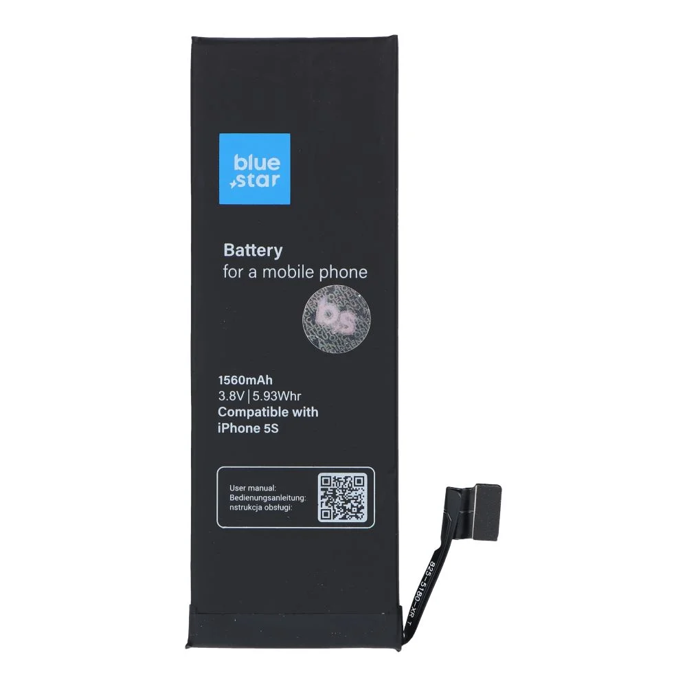 Φωτογραφία προϊόντος: . Battery for iPhone 5S 1560 mAh Blue Star HQ