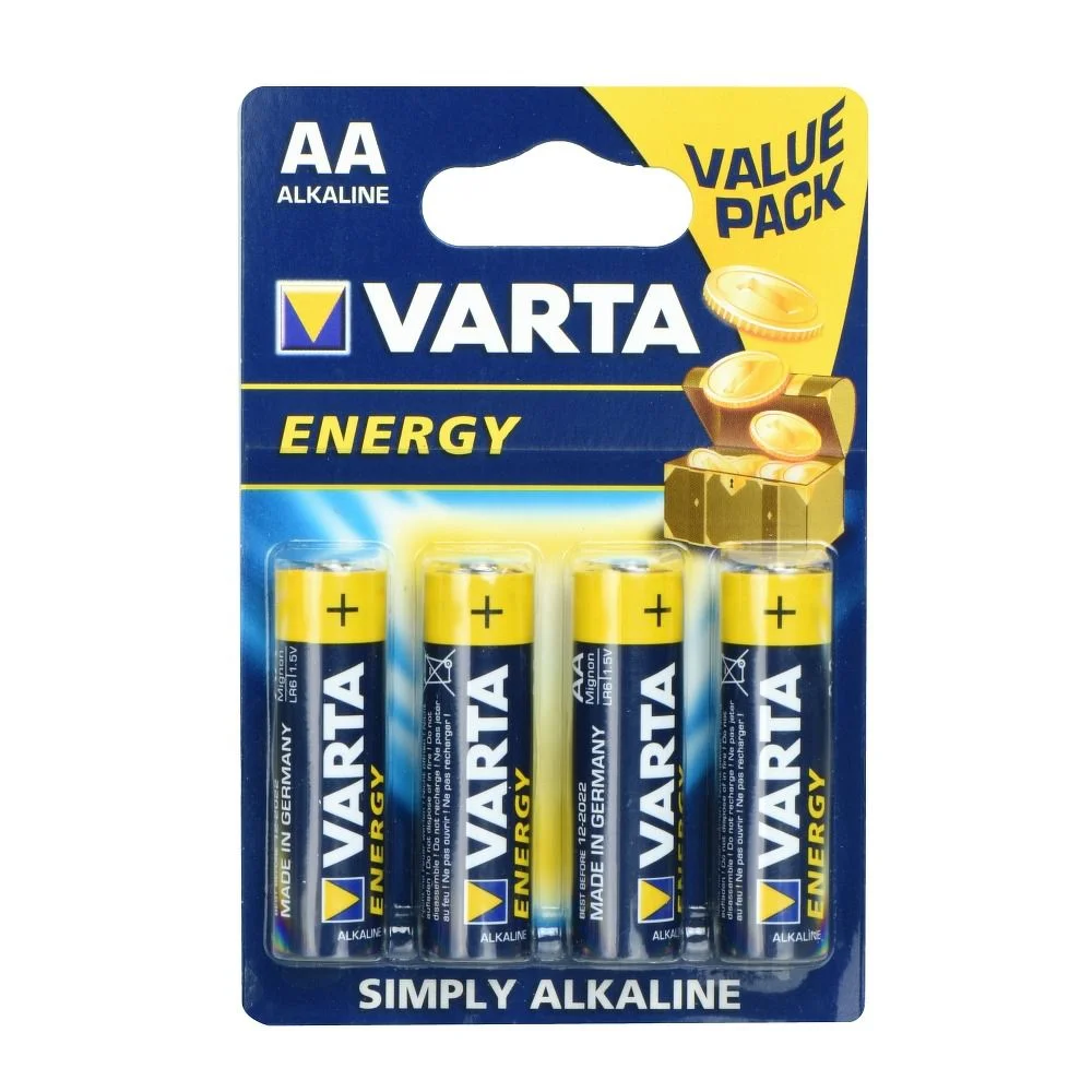Φωτογραφία προϊόντος: . Alkaline batteries Varta R6 (AA) 4 pcs Energy