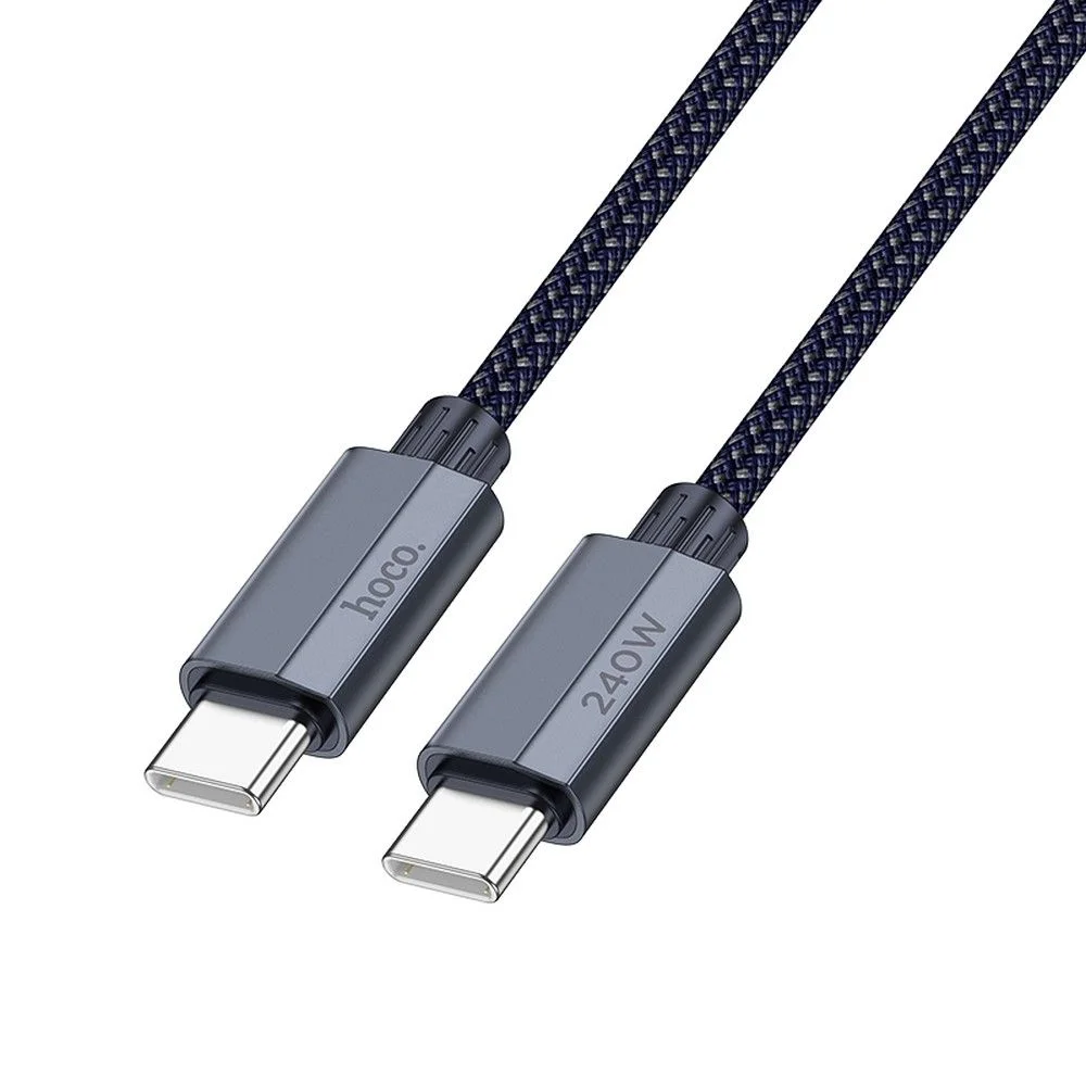 Φωτογραφία προϊόντος: HOCO cable Type C to Type C PD QC3.0 5A 240W U134 1,8 m gray