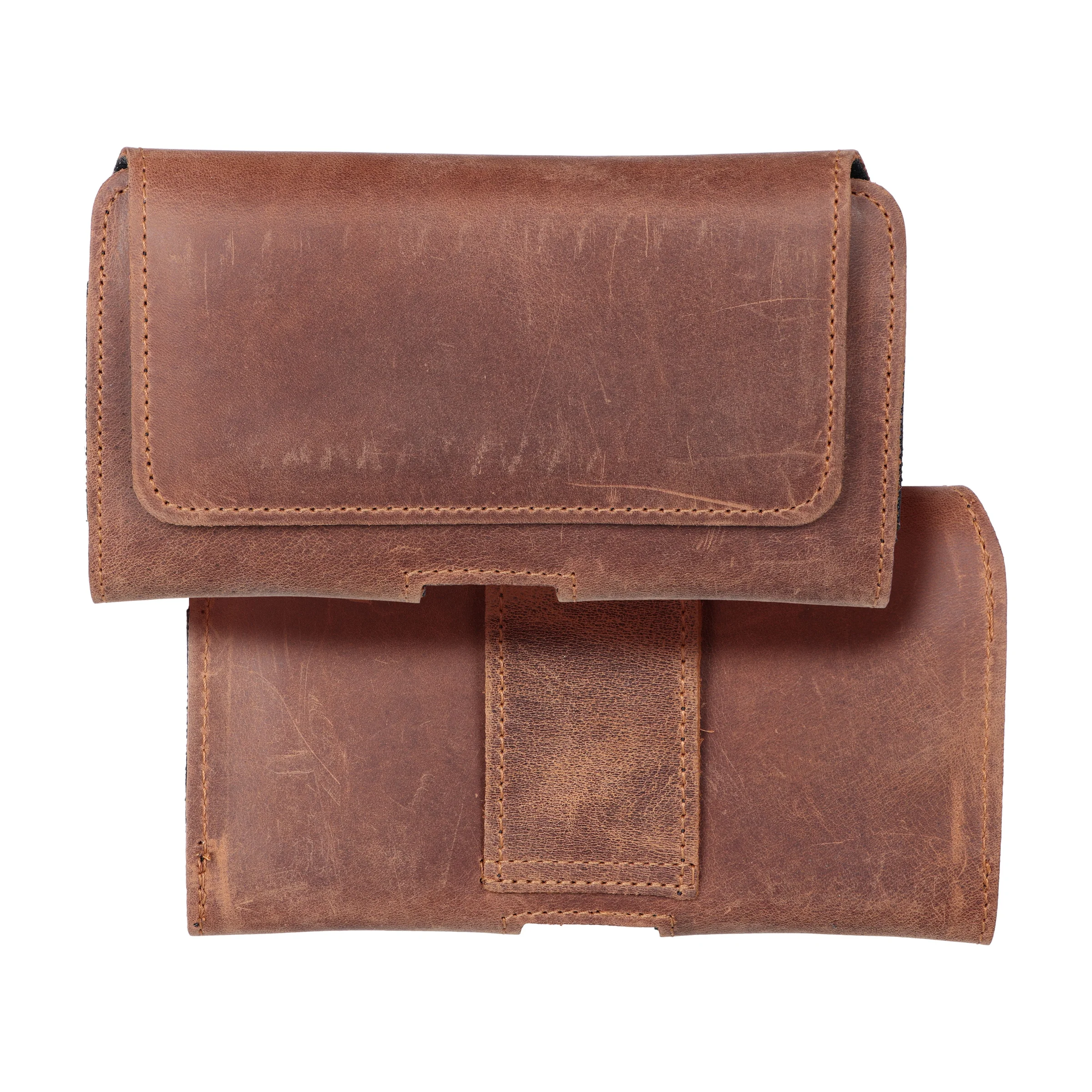 Φωτογραφία προϊόντος: . ROYAL Crazy Horse - Leather universal belt holster / brown - Size XL - IPHONE 13 PRO MAX / 14 PRO MAX / SAMSUNG S21 PLUS / S20 FE / A50 / A51 5G / HUAWEI P30 PRO / P40 PRO / OPPO A