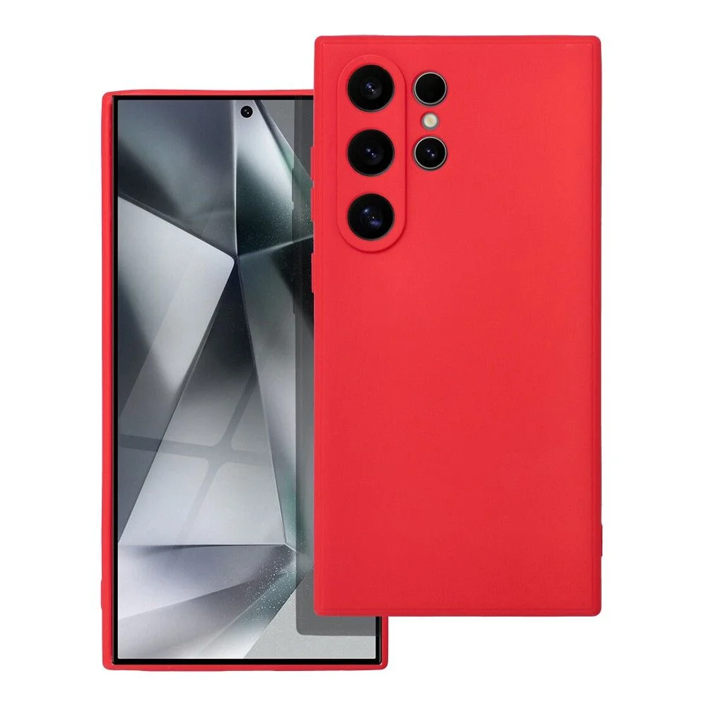Φωτογραφία προϊόντος: . SOFT Case for SAMSUNG Galaxy S24 Ultra red