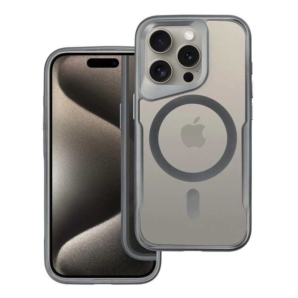 Φωτογραφία προϊόντος: . ERGOFIT NEWZONE case compatible with MagSafe for IPHONE 15 PRO grey