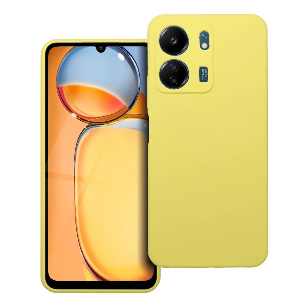 Φωτογραφία προϊόντος: . Case SILICONE 2mm for XIAOMI REDMI 13C lemon