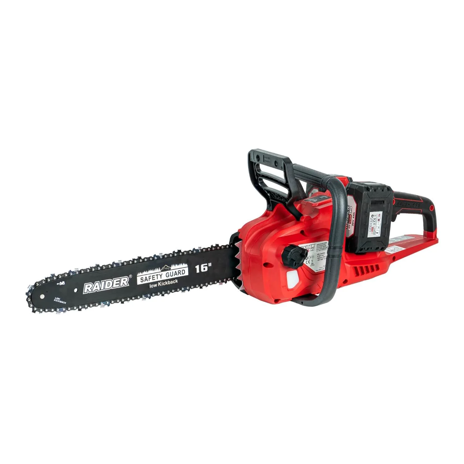 Φωτογραφία προϊόντος: RAIDER R20 Set Αλυσοπρίονο Κλαδευτικό Μπαταρίας SDS 2x4Ah 40V 5,3kg 40cm Brushless RDP-SBCS20 075737