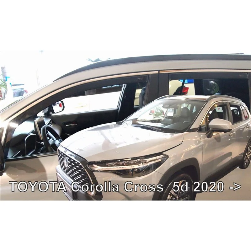 Φωτογραφία προϊόντος: TOYOTA COROLLA CROSS 5D 2020+ ΑΝΕΜΟΘΡΑΥΣΤΕΣ ΣΕΤ ΑΥΤΟΚΙΝΗΤΟΥ ΑΠΟ ΕΥΚΑΜΠΤΟ ΦΙΜΕ ΠΛΑΣΤΙΚΟ HEKO - 4 ΤΕΜ.
