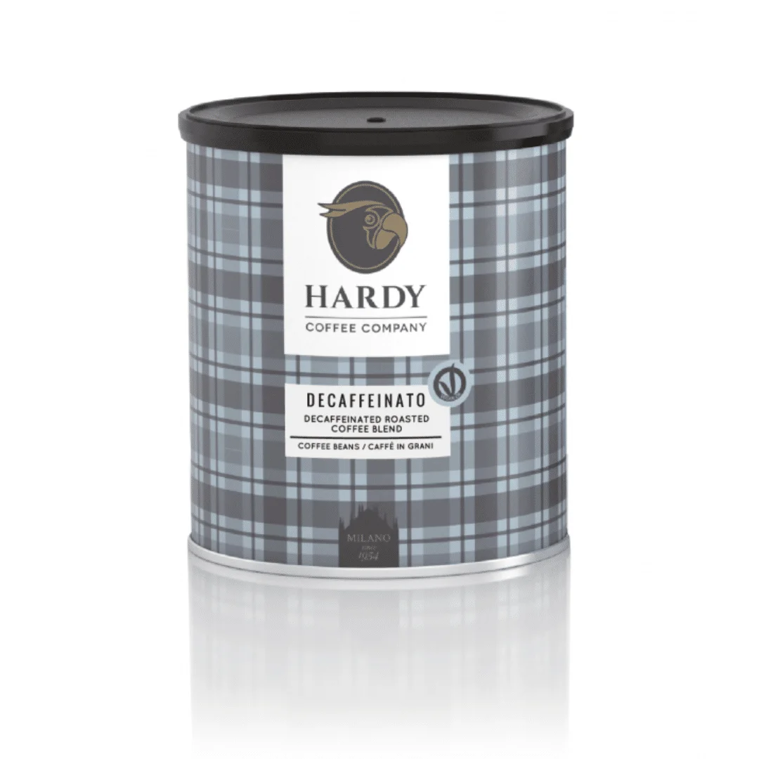 Φωτογραφία προϊόντος: Hardy Decaffeinato Espresso – Καφές χωρίς Καφεΐνη σε Κόκκους 250g