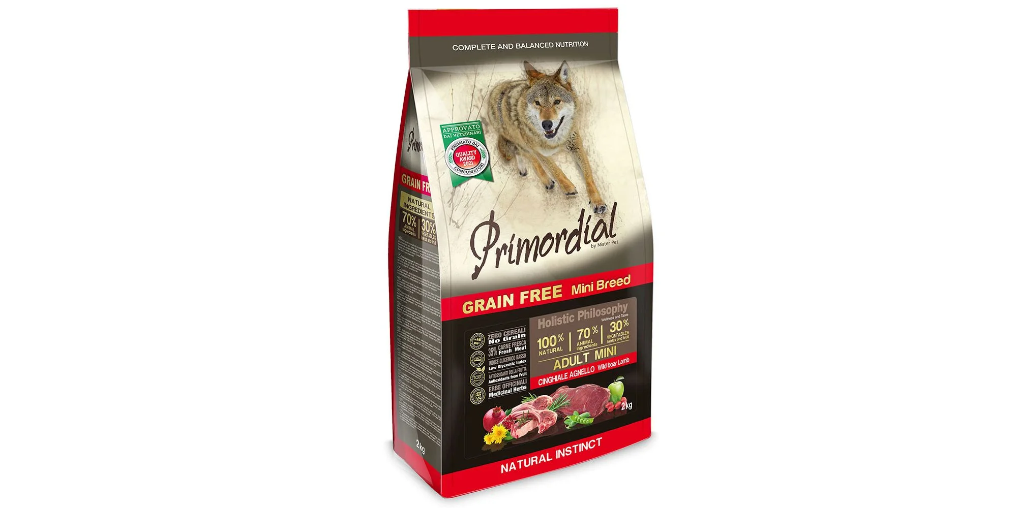Φωτογραφία προϊόντος: Primordial Dog Mini Adult Boar + Lamb 2kg