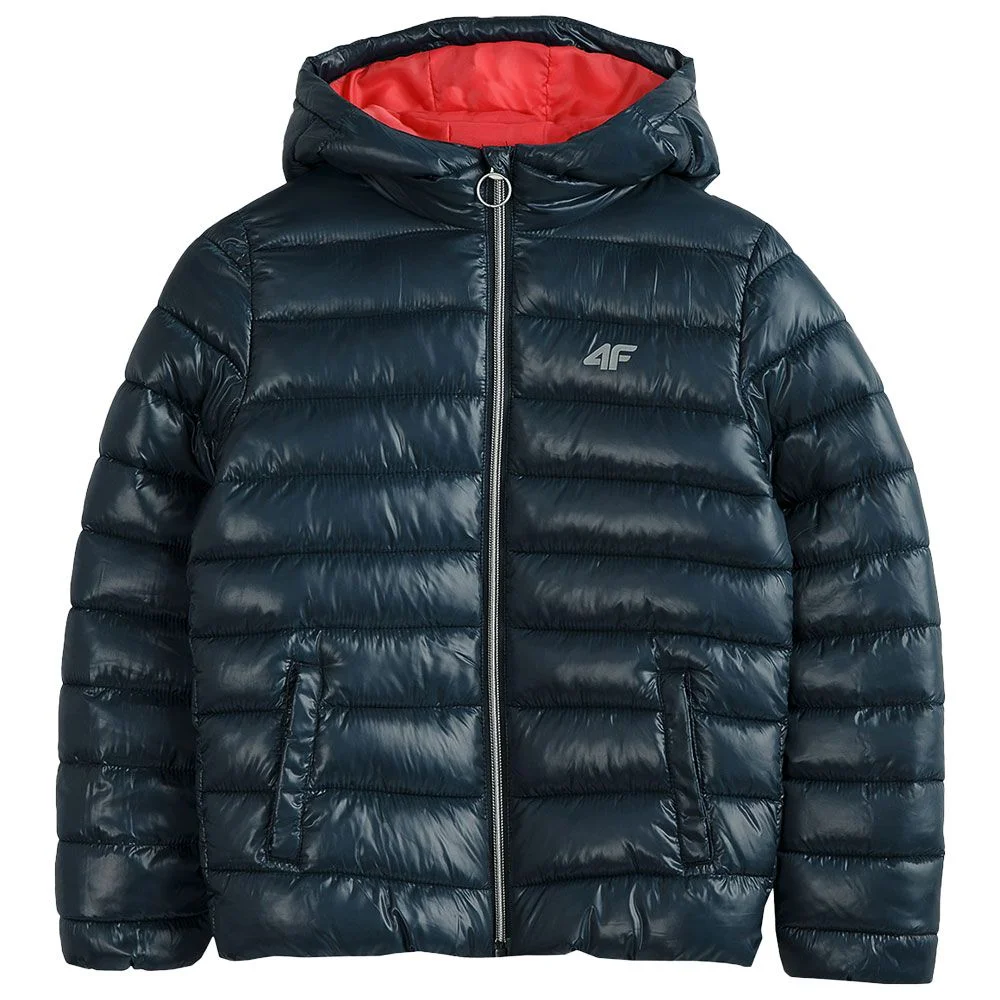 Φωτογραφία προϊόντος: 4F Girl's Quilted Puffer Jacket Navy Blue HJZ21-JKUDP001-31S