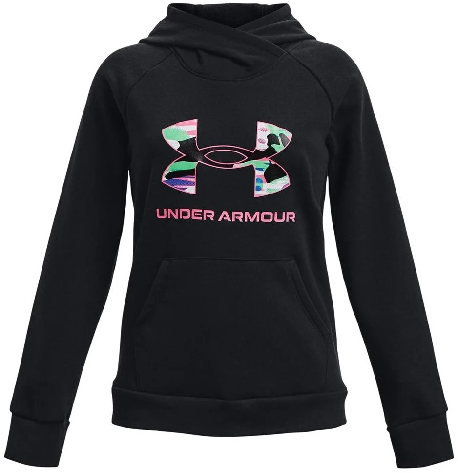 Φωτογραφία προϊόντος: UNDER ARMOUR Girl's Rival Fleece Big Logo Hoodie 1373127-001 ΜΑΥΡΟ