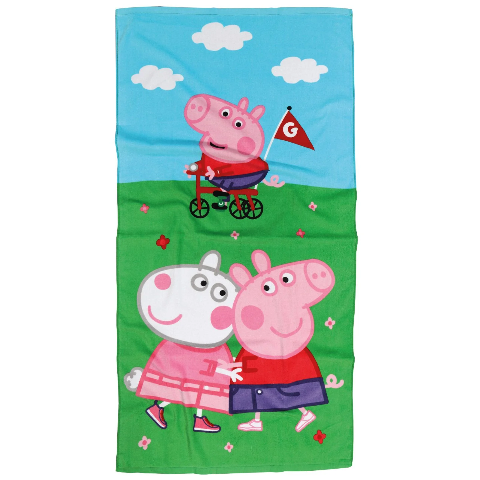 Φωτογραφία προϊόντος: Das home ΠΕΤΣΕΤΑ ΘΑΛΑΣΣΗΣ PEPPA PIG 70Χ140 5863 ΜΠΛΕ, ΠΡΑΣΙΝΟ, ΡΟΖ