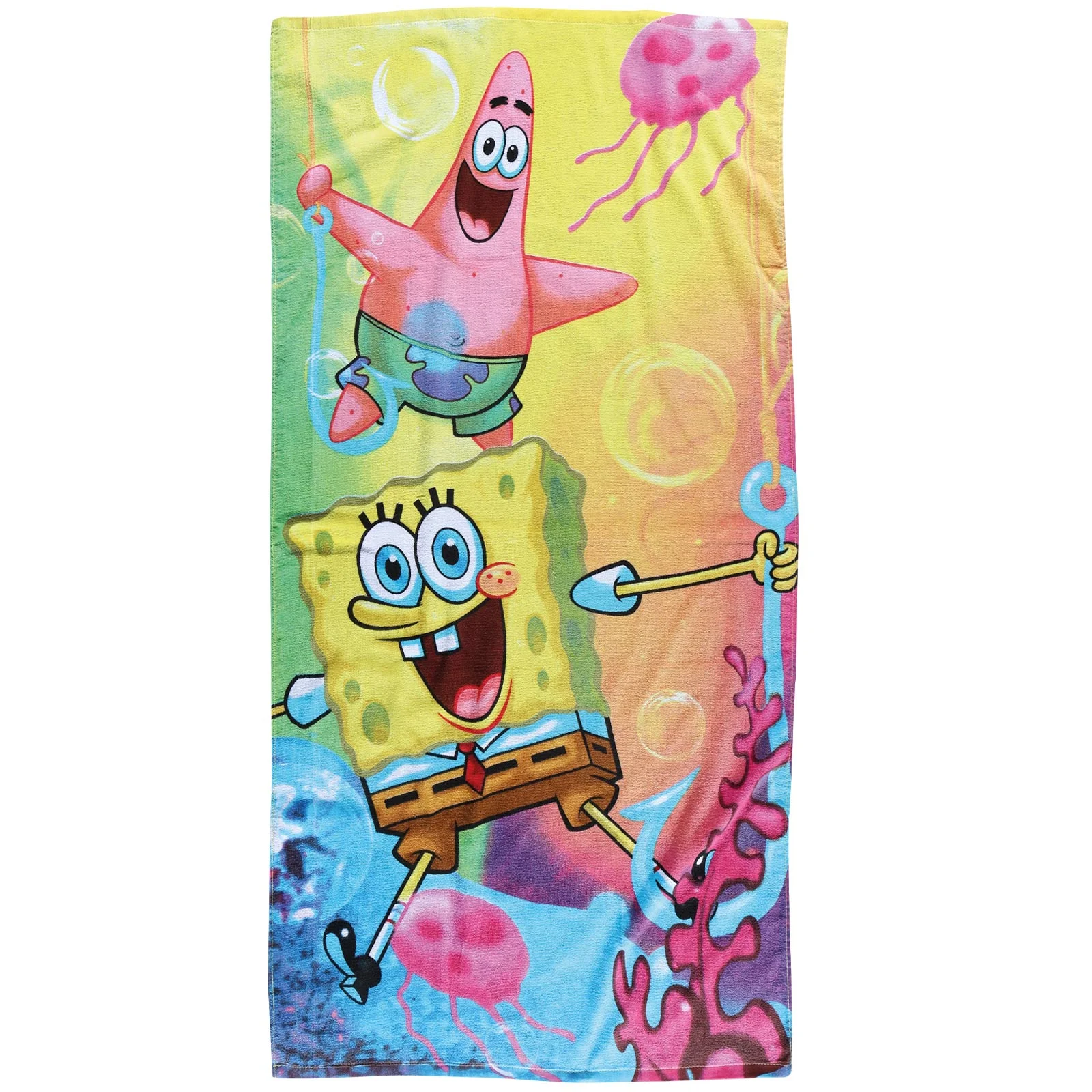 Φωτογραφία προϊόντος: Das home ΠΕΤΣΕΤΑ ΘΑΛΑΣΣΗΣ SPONGEBOB 70Χ140 5867 ΓΑΛΑΖΙΟ, ΚΙΤΡΙΝΟ, ΡΟΖ