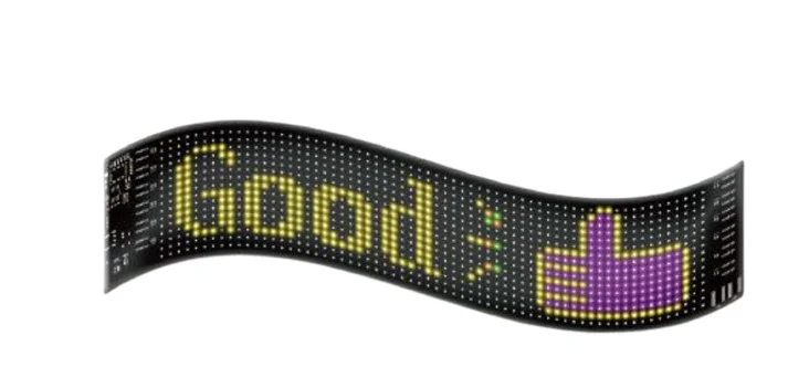 Φωτογραφία προϊόντος: OEM Arrango Εύκαμπτη LED RGB Πινακίδα για το αυτοκίνητο με σύνδεση Bluetooth LED Matrix Panel AT60635