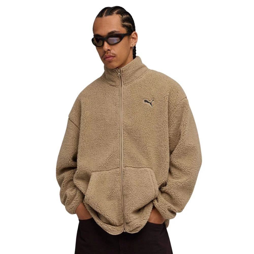 Φωτογραφία προϊόντος: 688259-55 - PUMA ESS ELEVATED RELAXED WINTERIZED FULL-ZIP SHERPA COFFEE Color