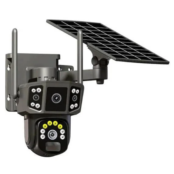 Φωτογραφία προϊόντος: V380 IP Quad Κάμερα Παρακολούθησης Wi-Fi Αδιάβροχη με Αμφίδρομη Επικοινωνία και Φακό 4mm