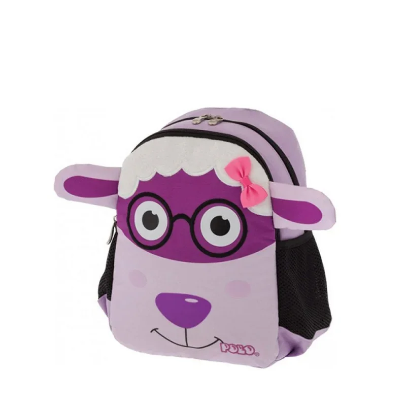 Φωτογραφία προϊόντος: Polo Animal Junior Sheep Σχολική Τσάντα Πλάτης Νηπιαγωγείου σε Μωβ χρώμα