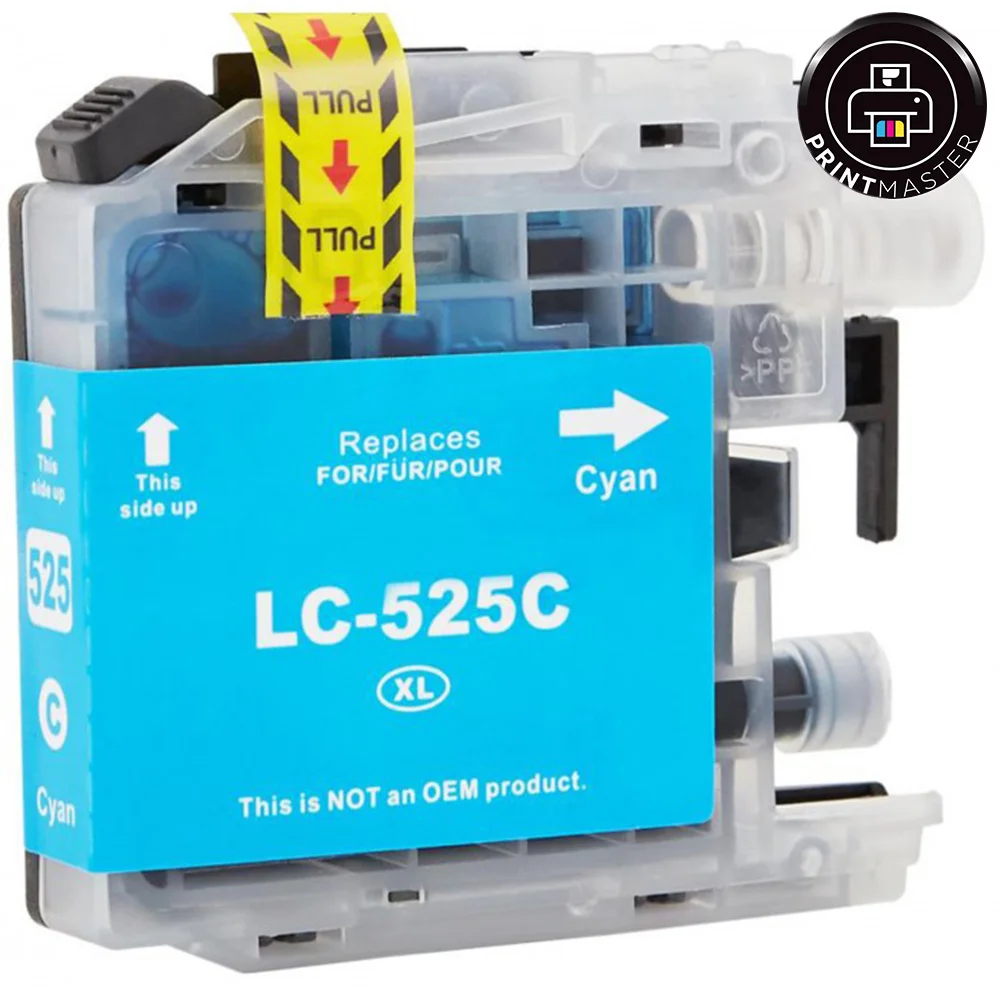 Φωτογραφία προϊόντος: Συμβατό μελάνι Brother LC525XL (LC525XLC) (Cyan)