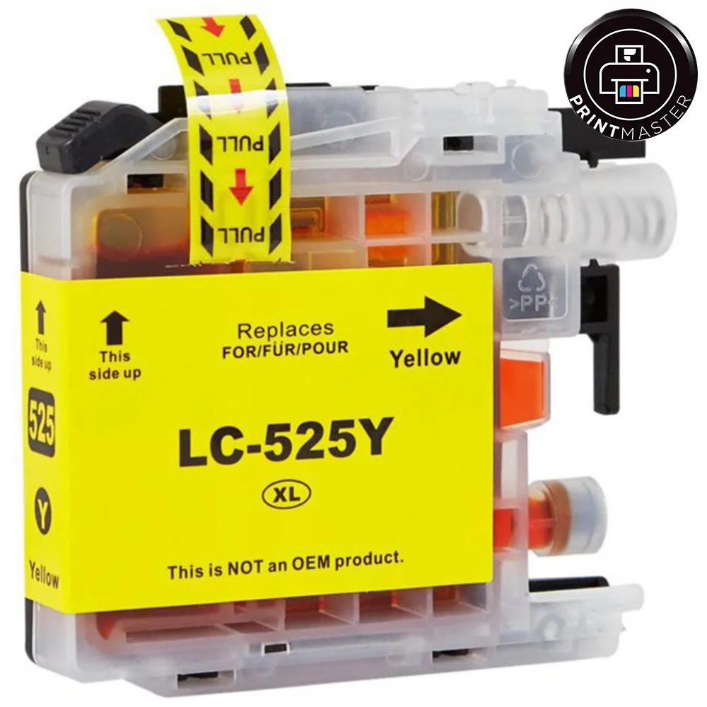 Φωτογραφία προϊόντος: Συμβατό μελάνι Brother LC525XL (LC525XLY) (Yellow)