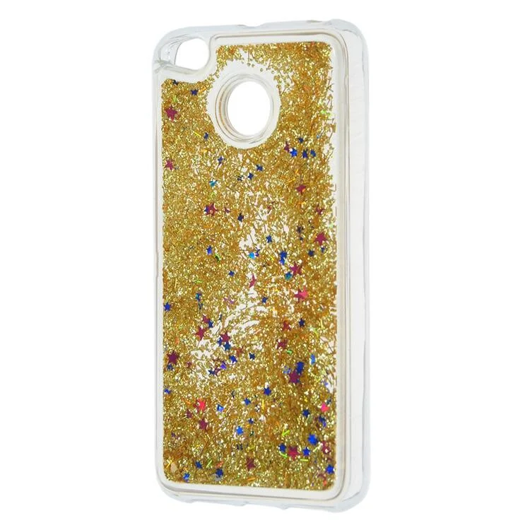 Φωτογραφία προϊόντος: Forcell Liquid Glitter Sand +amp; Stars TPU Case Θήκη με Χρυσόσκονη Gold (Xiaomi Mi A1 / 5X)