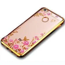 Φωτογραφία προϊόντος: Forcell Strass TPU Case Diamond Garden - Θήκη σιλικόνης με Στρας Gold (Xiaomi Redmi Note 5A)