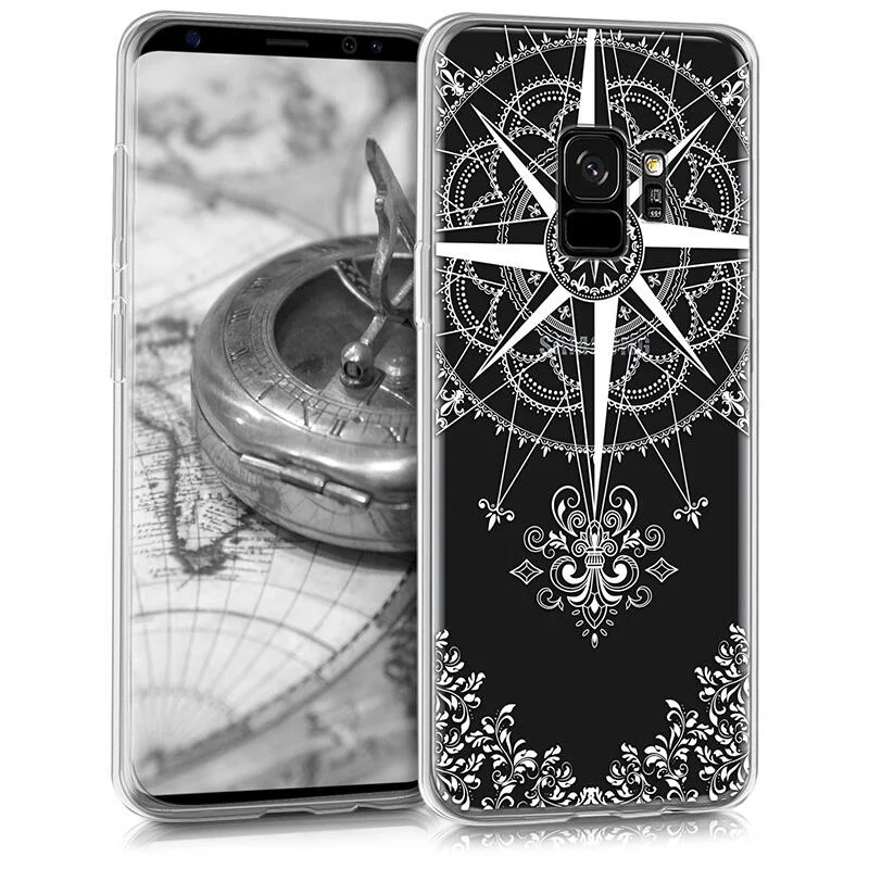 Φωτογραφία προϊόντος: KW Θήκη Σιλικόνης Slim Fit Silicone Case (44092.02) Baroque Compass (Samsung Galaxy S9)