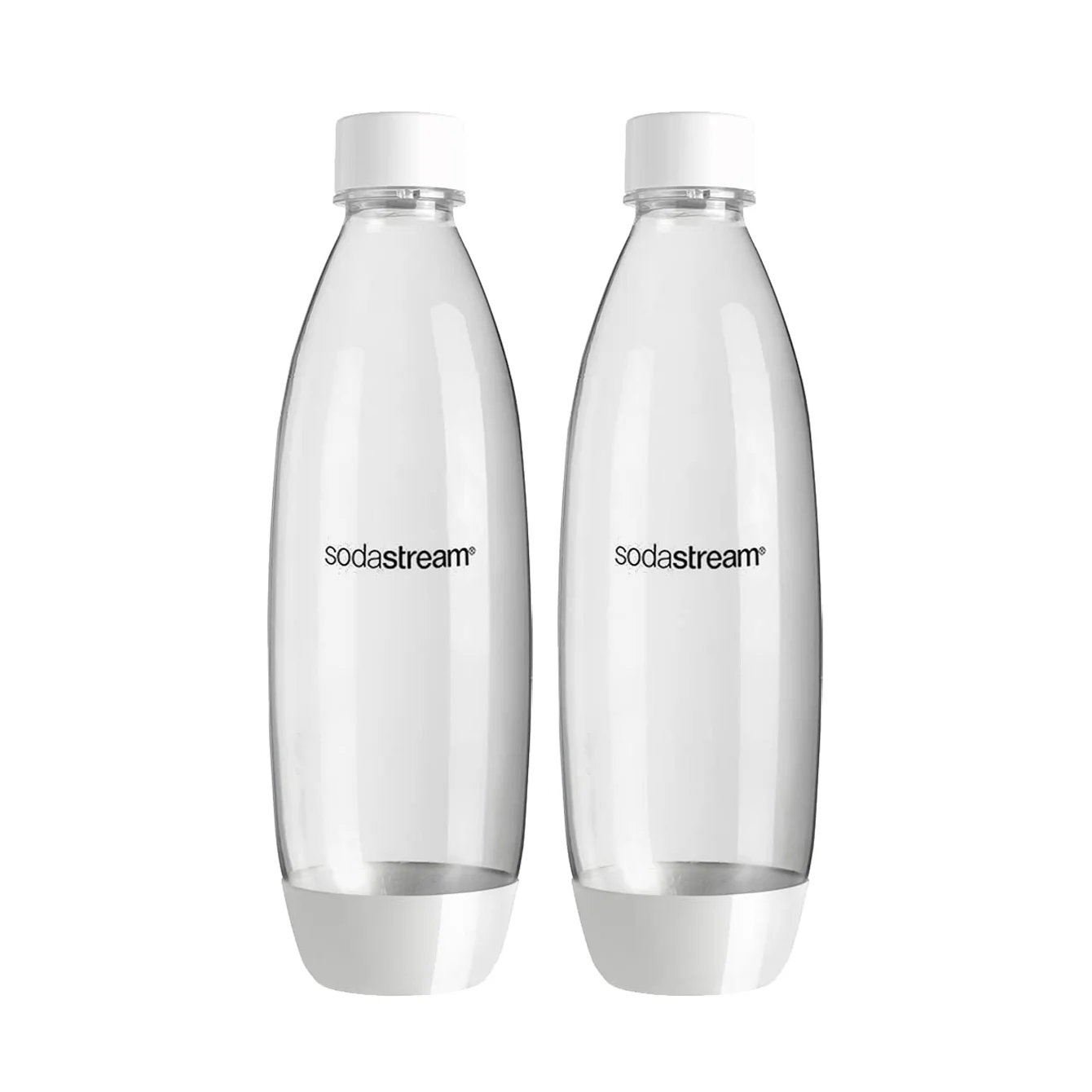Φωτογραφία προϊόντος: Sodastream Slim Λευκό Πλαστικό Μπουκάλι 1lt (2 τεμάχια)
