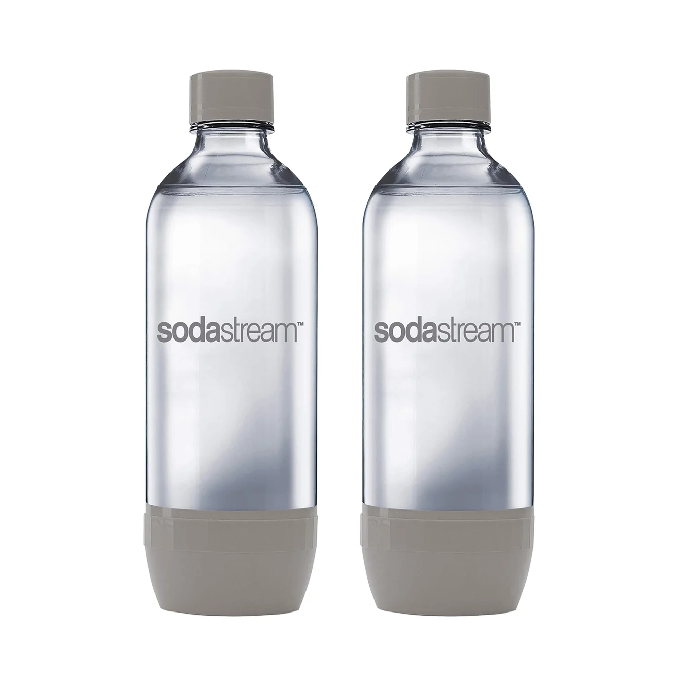 Φωτογραφία προϊόντος: Sodastream Classic Γκρι Πλαστικό Μπουκάλι 1lt (2 τεμάχια)