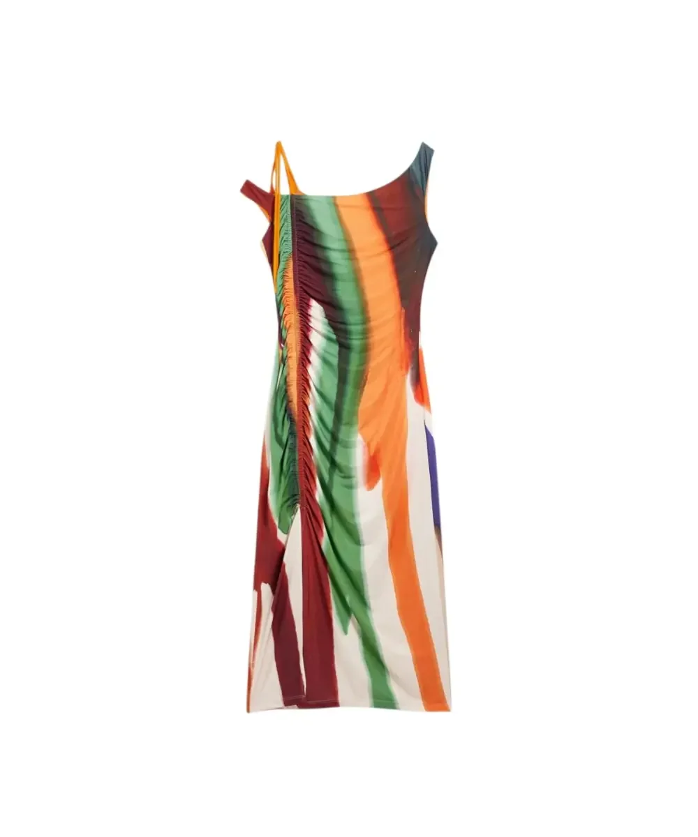 Φωτογραφία προϊόντος: Desigual - Γυναικείο Φόρεμα Midi Paint Lacroix 26SWVK17-1001 Ριγέ