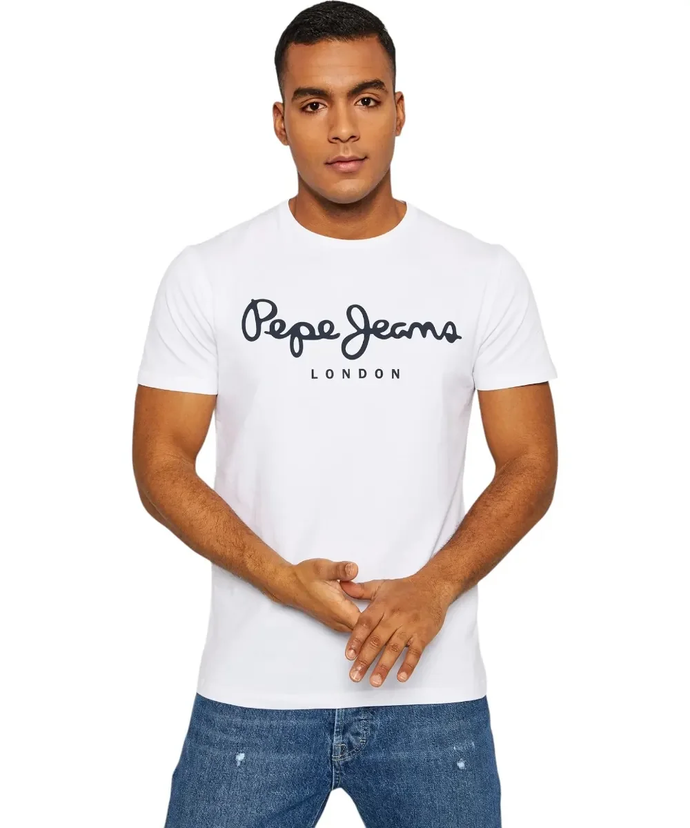 Φωτογραφία προϊόντος: Pepe Jeans - Ανδρικό T-shirt Original Stretch PM508210-800 Λευκό