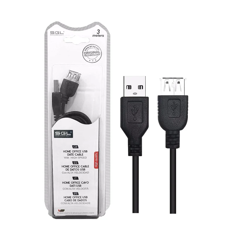 Φωτογραφία προϊόντος: SGL Καλώδιο USB Male/Female - 3m - 4S - 197536