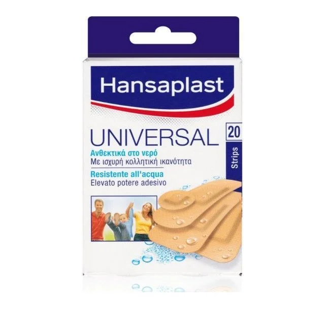 Φωτογραφία προϊόντος: Hansaplast Universal Αυτοκόλλητα Επιθέματα 20 Strips