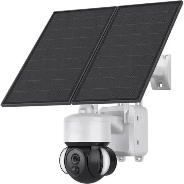 Φωτογραφία προϊόντος: SECTEC smart ηλιακή κάμερα ST-518, 3MP, 4G, PIR, PTZ, SD, 20000mAh, IP65
