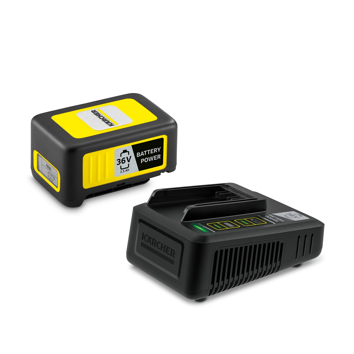 Φωτογραφία προϊόντος: Karcher Kärcher Battery Power 36/2,5Ah Σετ Μπαταρίας & Ταχυφορτιστή