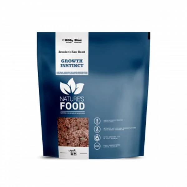 Φωτογραφία προϊόντος: Nature's Food Barf Growth Instinct Nature s Food - 1kg Εκτροφικό