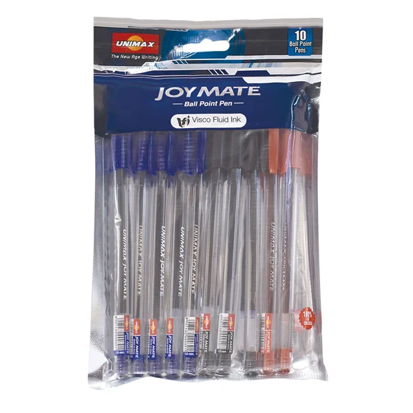 Φωτογραφία προϊόντος: Typotrust Στυλό Unimax JOYMATE 1.0 (3 χρώματα)-10τεμ.