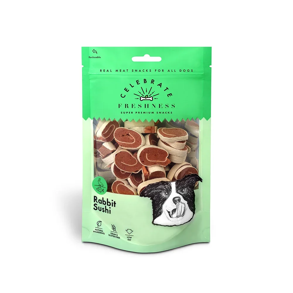 Φωτογραφία προϊόντος: CELEBRATE FRESHNESS CELEBRATE GRAIN FREE RABBIT SUSHI 100gr