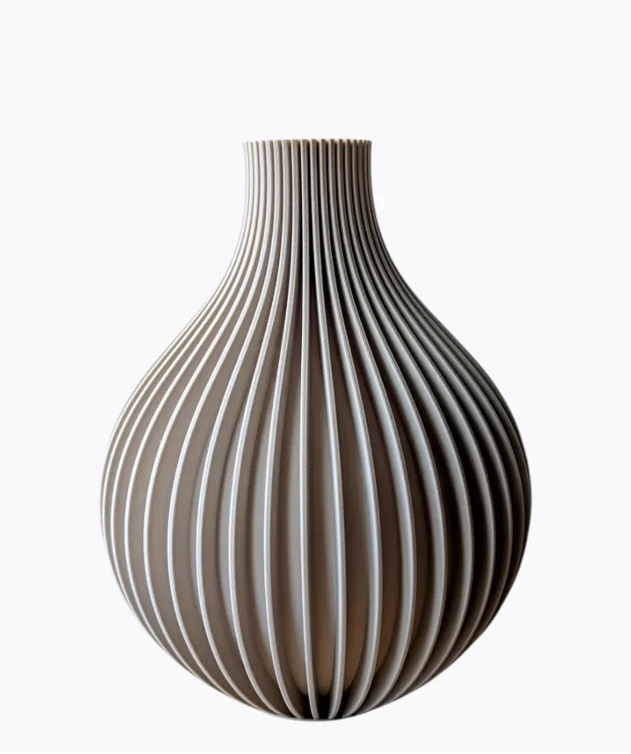 Φωτογραφία προϊόντος: Sphere Vase 3D Διακοσμητικό Βάζο Matte Μπεζ