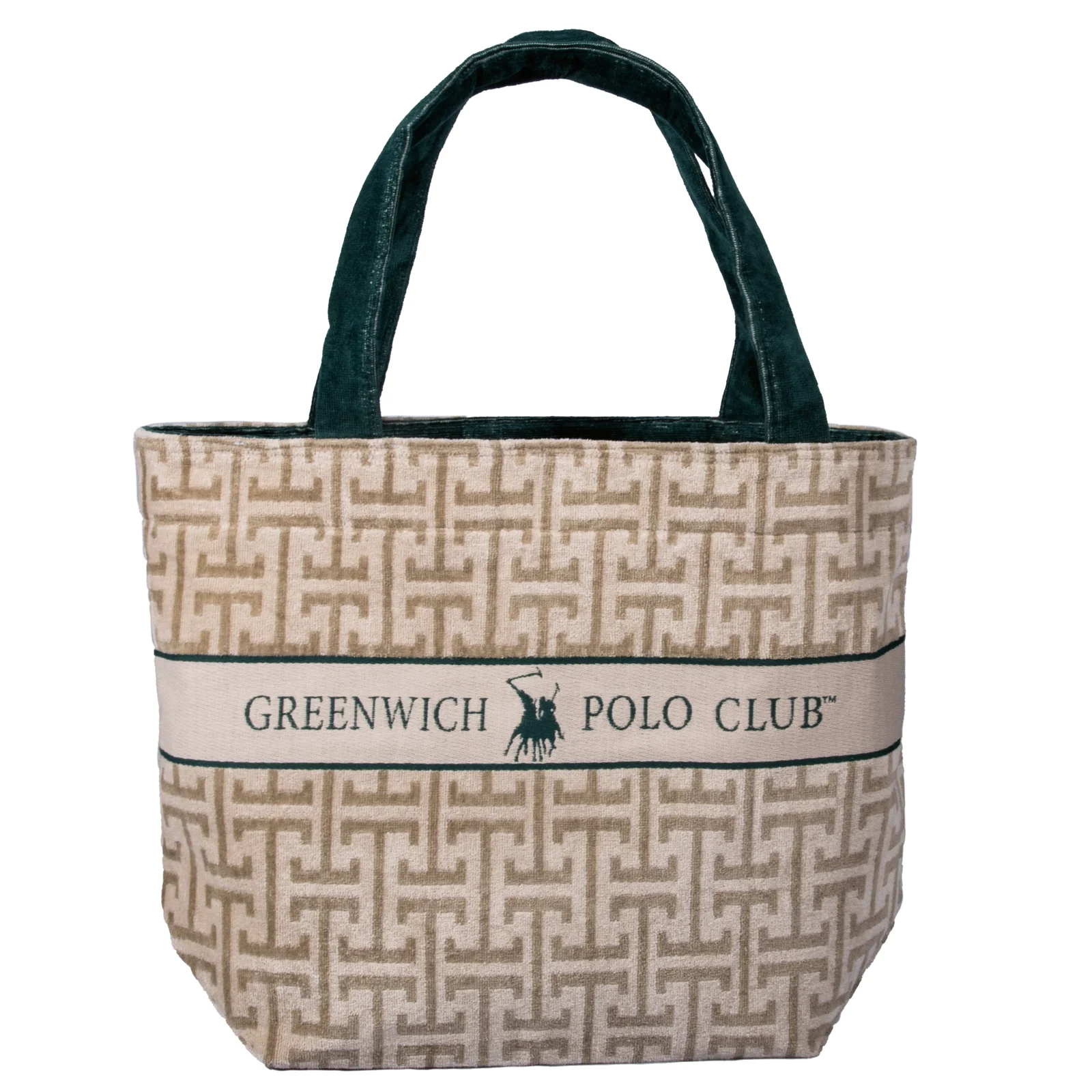 Φωτογραφία προϊόντος: Τσάντα Θαλάσσης 55x40 Greenwich Polo Club Essential 5229 Taupe-Green 100% βαμβακερό